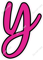 CUL 23.5" Individuals - Flat Hot Pink y