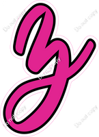 CUL 23.5" Individuals - Flat Hot Pink z