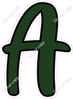 CUL 23.5" Individuals - Flat Hunter Green A