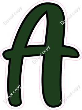 CUL 23.5" Individuals - Flat Hunter Green A