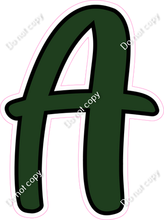 CUL 23.5" Individuals - Flat Hunter Green A