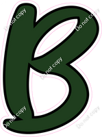 CUL 23.5" Individuals - Flat Hunter Green B