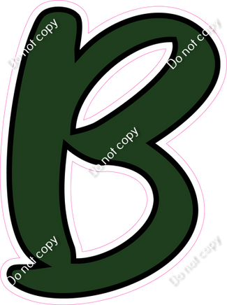 CUL 23.5" Individuals - Flat Hunter Green B