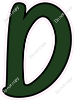 CUL 23.5" Individuals - Flat Hunter Green D