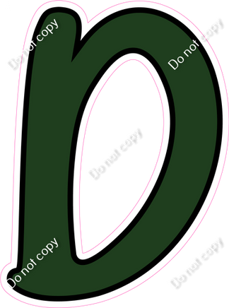 CUL 23.5" Individuals - Flat Hunter Green D