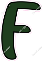 CUL 23.5" Individuals - Flat Hunter Green F