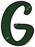 CUL 23.5" Individuals - Flat Hunter Green G