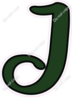 CUL 23.5" Individuals - Flat Hunter Green J