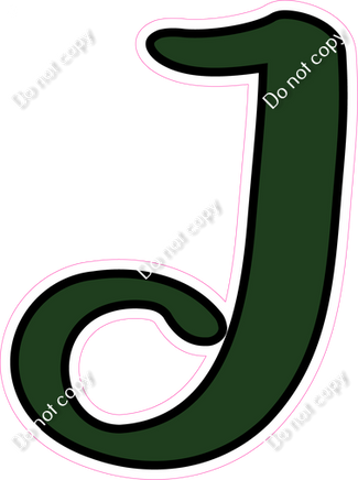 CUL 23.5" Individuals - Flat Hunter Green J