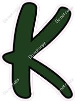 CUL 23.5" Individuals - Flat Hunter Green K