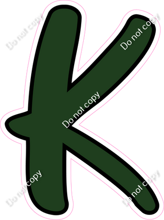 CUL 23.5" Individuals - Flat Hunter Green K