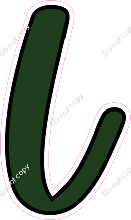 CUL 23.5" Individuals - Flat Hunter Green L