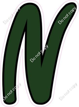 CUL 23.5" Individuals - Flat Hunter Green N