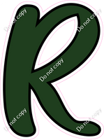 CUL 23.5" Individuals - Flat Hunter Green R