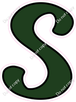 CUL 23.5" Individuals - Flat Hunter Green S