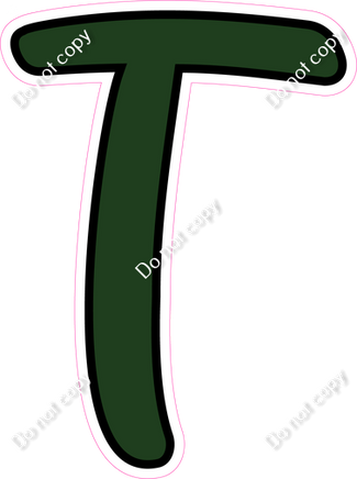 CUL 23.5" Individuals - Flat Hunter Green T