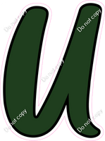 CUL 23.5" Individuals - Flat Hunter Green U