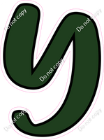 CUL 23.5" Individuals - Flat Hunter Green Y