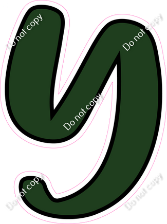 CUL 23.5" Individuals - Flat Hunter Green Y