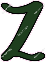 CUL 23.5" Individuals - Flat Hunter Green Z