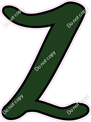 CUL 23.5" Individuals - Flat Hunter Green Z