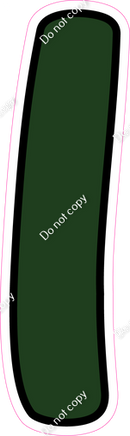 CUL 23.5" Individuals - Flat Hunter Green 1