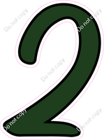 CUL 23.5" Individuals - Flat Hunter Green 2