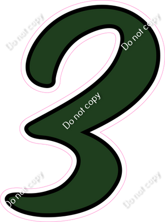 CUL 23.5" Individuals - Flat Hunter Green 3