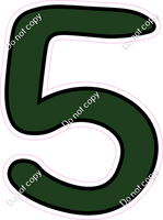 CUL 23.5" Individuals - Flat Hunter Green 5