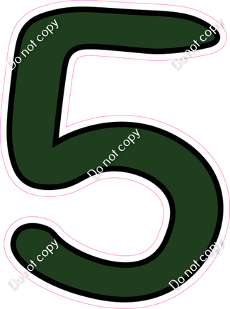 CUL 23.5" Individuals - Flat Hunter Green 5