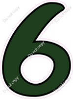 CUL 23.5" Individuals - Flat Hunter Green 6