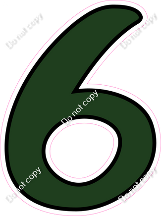 CUL 23.5" Individuals - Flat Hunter Green 6