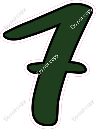 CUL 23.5" Individuals - Flat Hunter Green 7