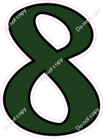 CUL 23.5" Individuals - Flat Hunter Green 8