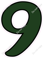 CUL 23.5" Individuals - Flat Hunter Green 9