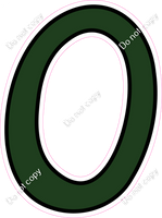 CUL 23.5" Individuals - Flat Hunter Green