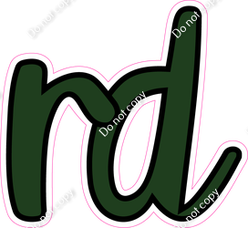 CUL 23.5" Individuals - Flat Hunter Green RD