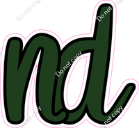 CUL 23.5" Individuals - Flat Hunter Green ND