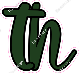 CUL 23.5" Individuals - Flat Hunter Green TH