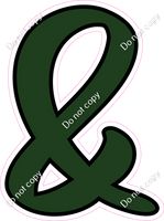 CUL 23.5" Individuals - Flat Hunter Green &