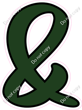 CUL 23.5" Individuals - Flat Hunter Green &