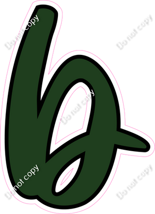 CUL 23.5" Individuals - Flat Hunter Green b