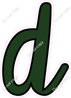 CUL 23.5" Individuals - Flat Hunter Green d