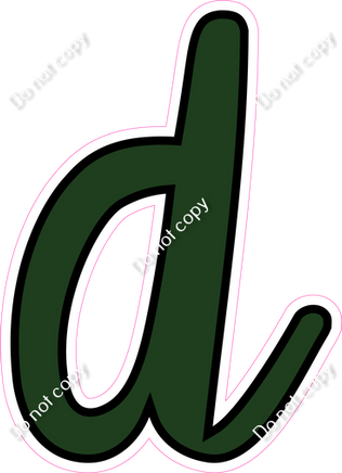 CUL 23.5" Individuals - Flat Hunter Green d