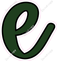 CUL 23.5" Individuals - Flat Hunter Green e