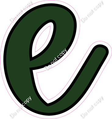 CUL 23.5" Individuals - Flat Hunter Green e