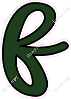 CUL 23.5" Individuals - Flat Hunter Green f