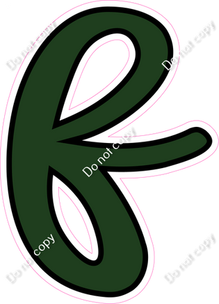 CUL 23.5" Individuals - Flat Hunter Green f