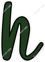 CUL 23.5" Individuals - Flat Hunter Green h