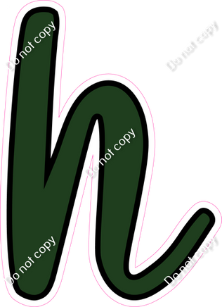 CUL 23.5" Individuals - Flat Hunter Green h